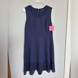 NWT Kate Spade Dress, navy, size 10.